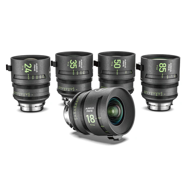 NiSi Aureus Prime Full-Frame Cine Lens 5-Lens Set (PL-mount)