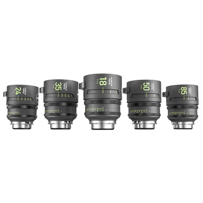 NiSi Aureus Prime Full-Frame Cine Lens 5-Lens Set (PL-mount)