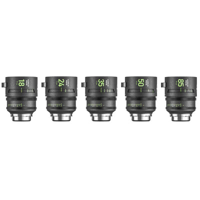 NiSi Aureus Prime Full-Frame Cine Lens 5-Lens Set (PL-mount)
