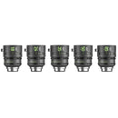 NiSi Aureus Prime Full-Frame Cine Lens 5-Lens Set (PL-mount)