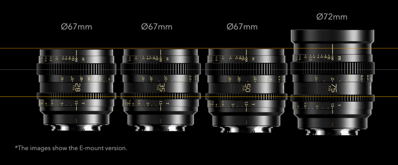 Thypoch Simera-C Cine 4-Lens Kit (Sony E)