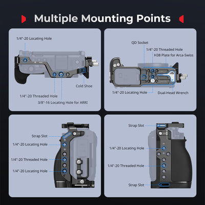 SmallRig Advance Cage Kit for Nikon ZR with Top and Side Handles 5468