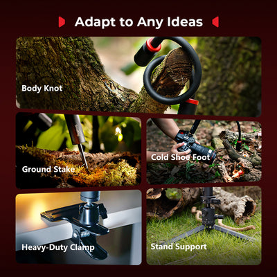 SmallRig SmallRig RM 03 Macro Photo LED Light for Mushrooms / Miniatures: 5 Colors CRI95, Flexible Arm, Diffuser 5480 - Film Gear Canada