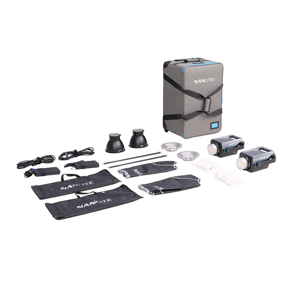 NANLITE FC-300B 2-Light Trolley Case Kit
