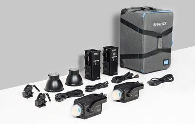 NANLITE Forza 500B II 2KIT LED Spot Light with Trolley Case