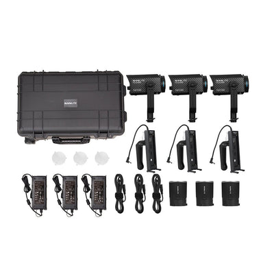 NANLITE Forza 60C 3KIT with Bowens Adapter & Case