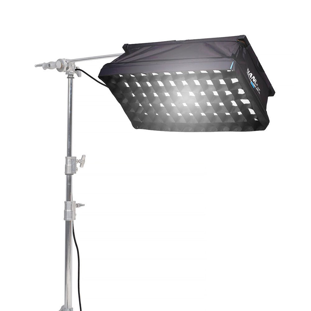 NANLITE PavoSlim 120B KIT with Quick Release Softbox & Clamp product view 3