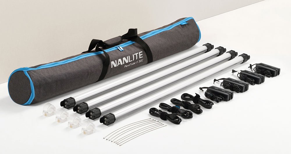 NANLITE PavoTube II 30C LED RGBWW Tube Light 4KIT