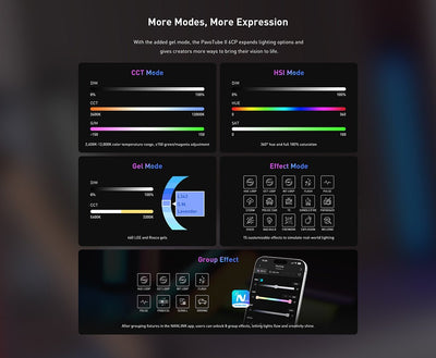 NANLITE PavoTube II 6 CP LED Full-color Tube Light product view 5