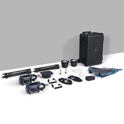 NANLUX Evoke 150C 2-Light Kit with Plastic Trolley Case