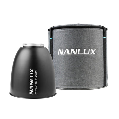 NANLUX NL Mount Reflector 45° for Evoke 2400B with soft bag product view 3