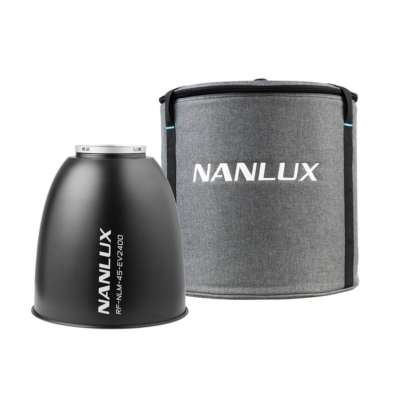 NANLUX NL Mount Reflector 45° for Evoke 2400B with soft bag product view 3