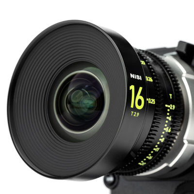 NiSi 65 PRIME 16mm T2.9 PL lens, metric version, focus scale in meters (0.25 m close focus)