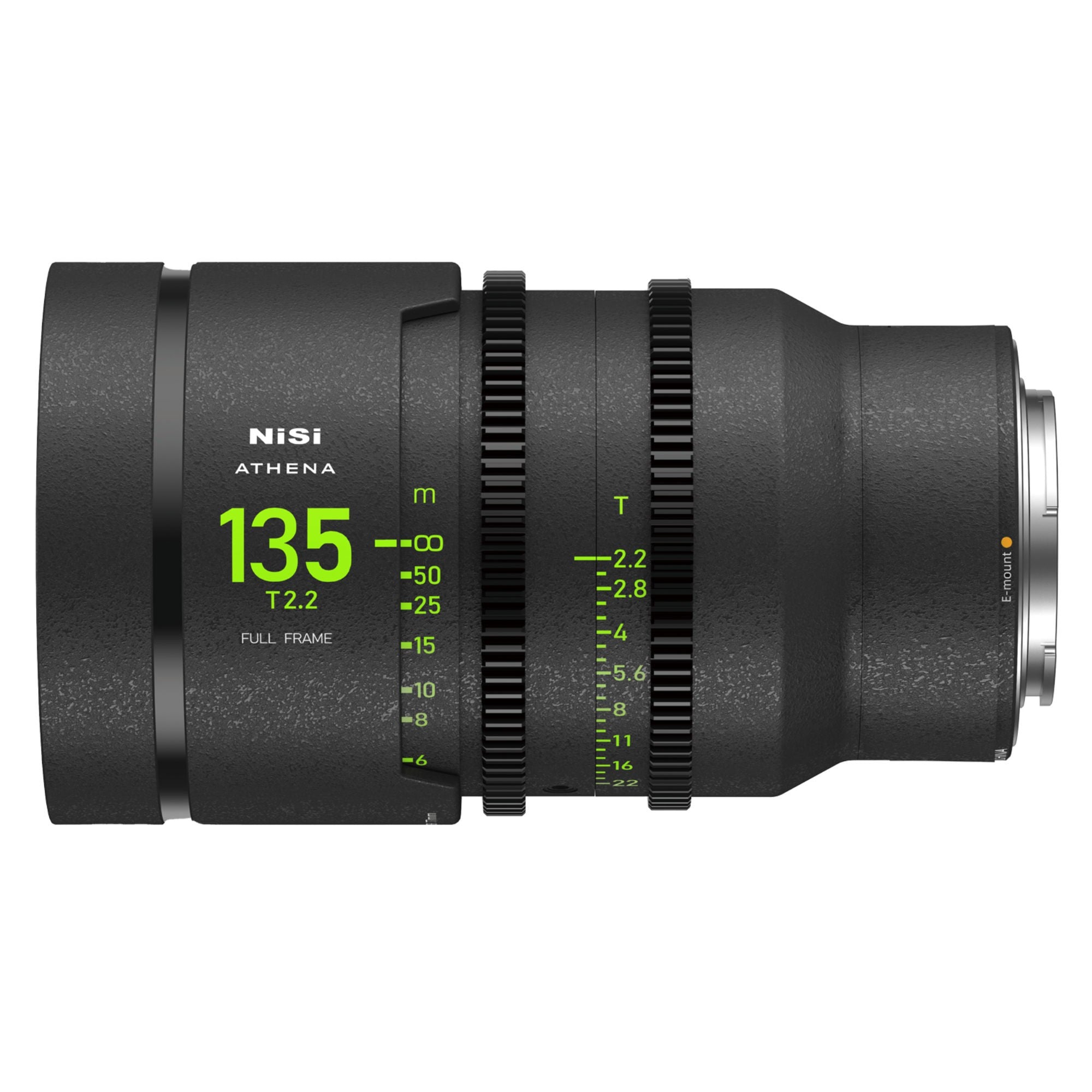 NiSi ATHENA PRIME 135mm T2.2 Full-Frame Lens (E Mount, No Drop-In Filter) - Film Gear Canada