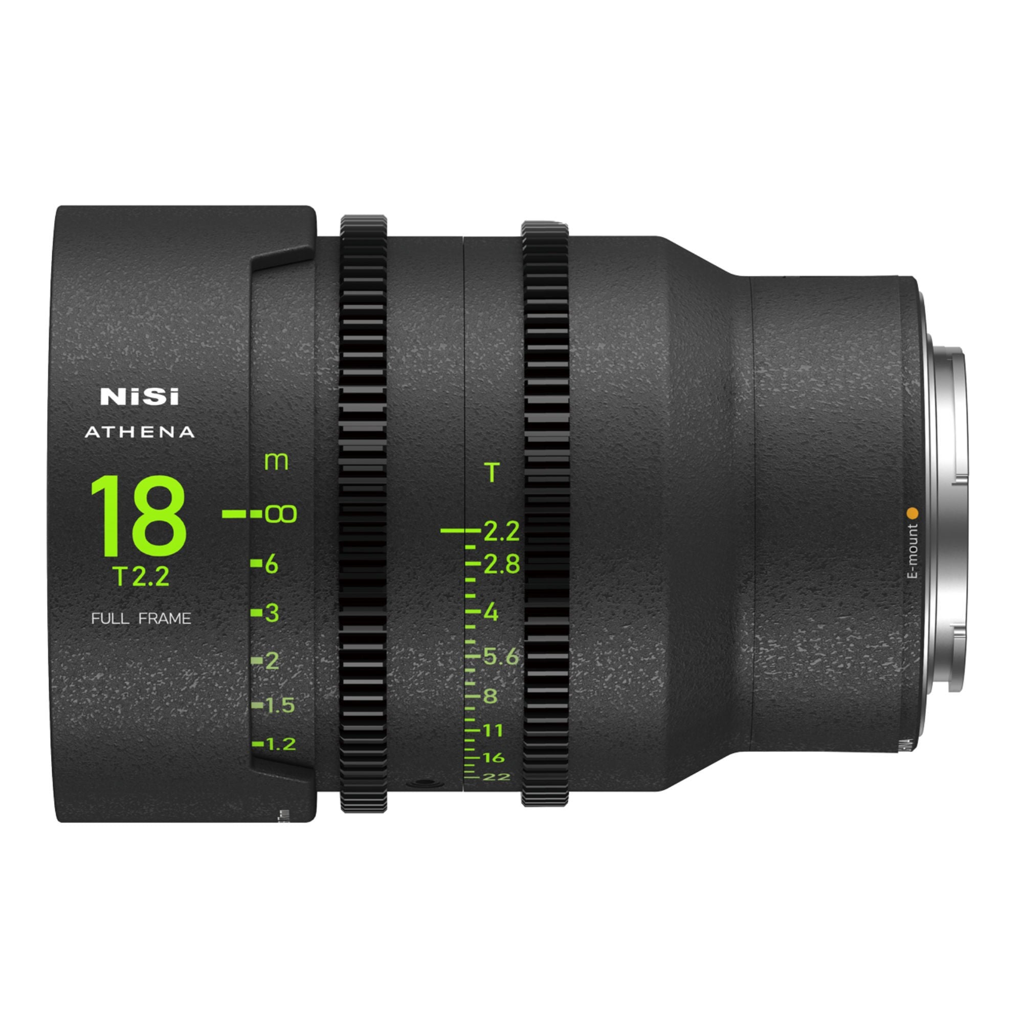 NiSi ATHENA PRIME 18mm T2.2 Full-Frame Lens (E Mount, No Drop-In Filter) - Film Gear Canada