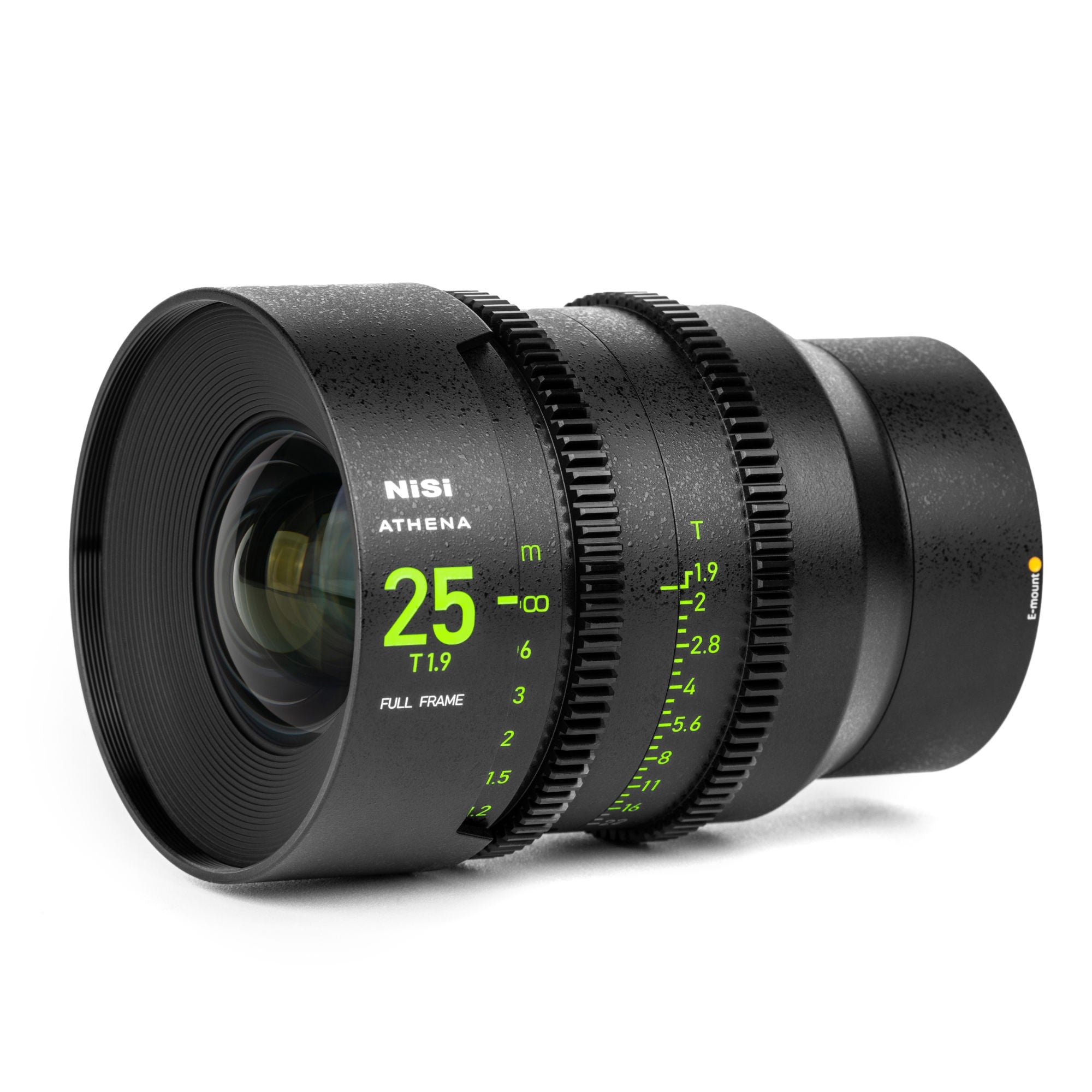 NiSi ATHENA PRIME 25mm T1.9 Full-Frame Lens (E Mount, No Drop-In Filter) - Film Gear Canada