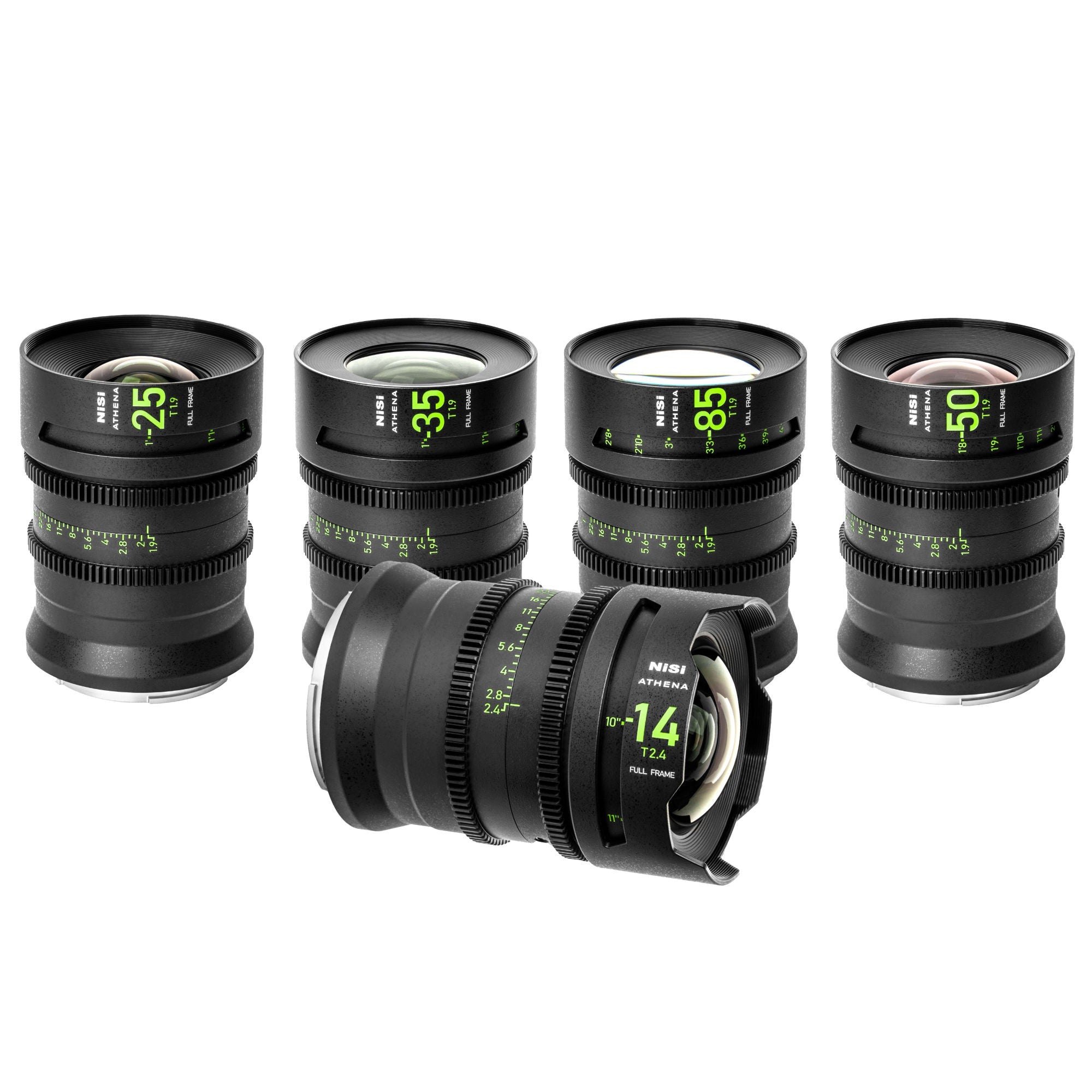 NiSi ATHENA PRIME 5-Lens Set (GFX Mount, No Drop-In Filter) - Film Gear Canada
