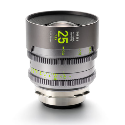 NiSi ATHENA PRIME REWIND 25mm T1.9 Full-Frame Lens (PL Mount) - Film Gear Canada