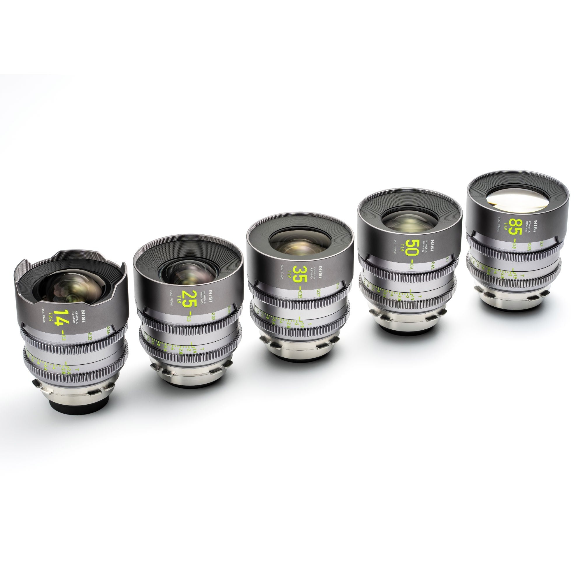 NiSi ATHENA PRIME REWIND 5-Lens Set (PL Mount) - Film Gear Canada