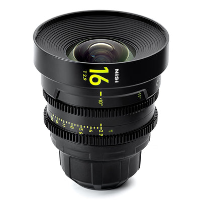NiSi 65 PRIME 16mm T2.9 Large-Format Cine Lens (PL Mount, Imperial) - Film Gear Canada