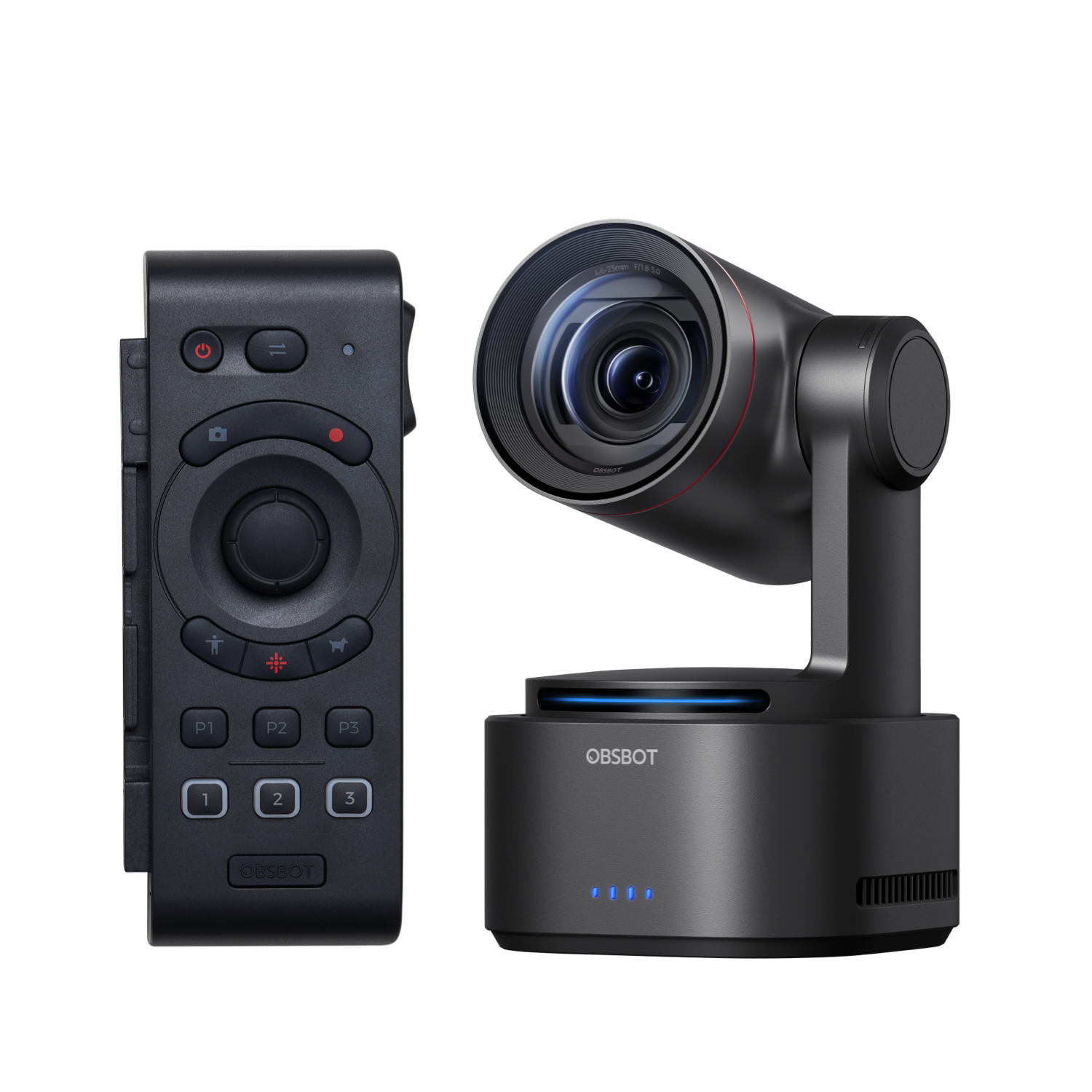 OBSBOT Tail 2 Remote Combo with NDI clean combo image