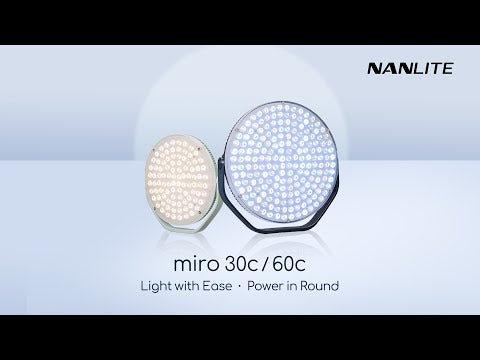 Nanlite miro 60c official Nanlite video official video