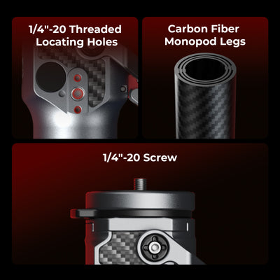 SmallRig Carbon Fiber Monopod with Ball Head for Photography 5564