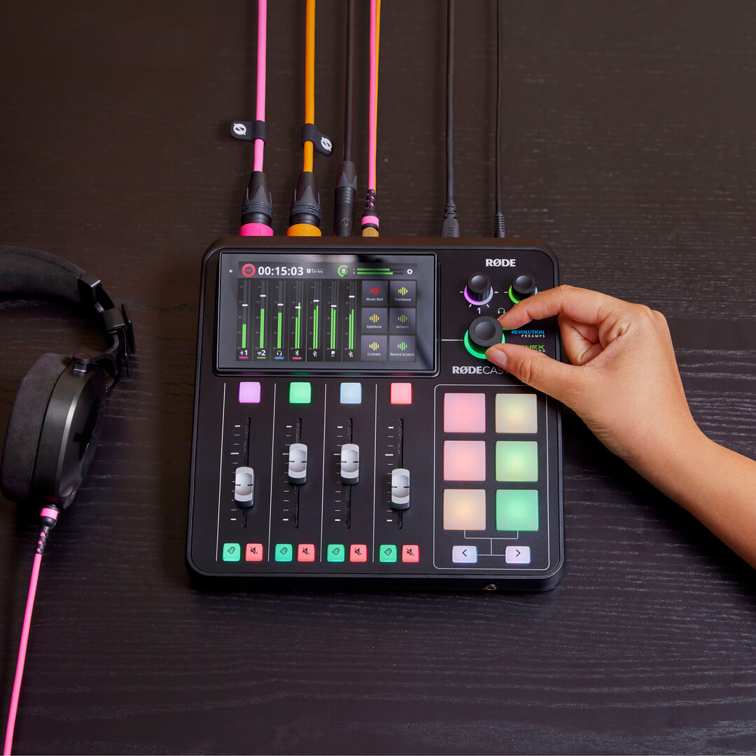 RODECaster Duo オーディオインターフェイス RODE RODECaster Duo Integrated Audio Production Canada | Filmgear