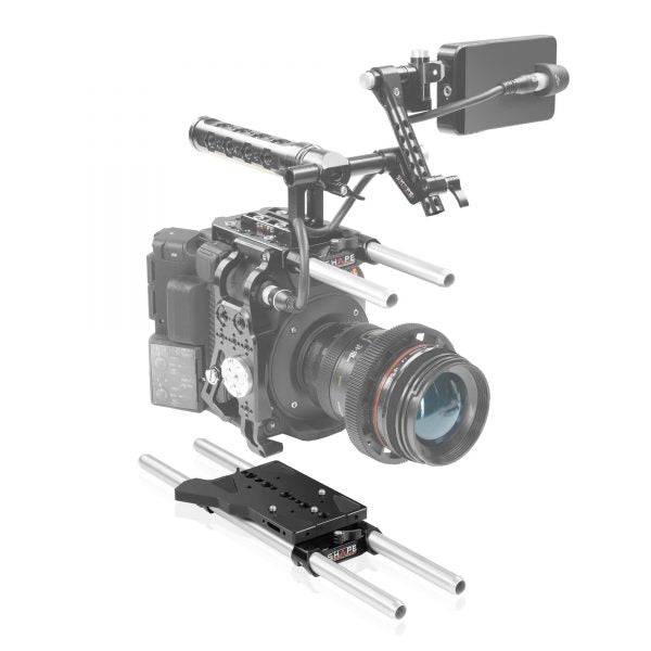 SHAPE Canon C500 MKII/C300 MKIII 15 mm Baseplate product view 3
