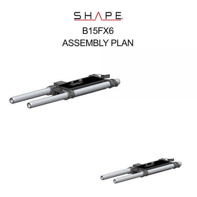 SHAPE Sony FX6 15 mm Baseplate product view 7