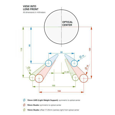 SHAPE Bridge Plate 15 mm Studio ARRI Standard product view 5