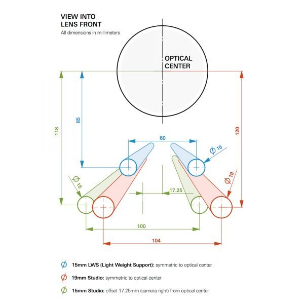SHAPE Bridge Plate 19 mm Studio ARRI Standard with ARRI Dovetail Plate 12 inches product view 7