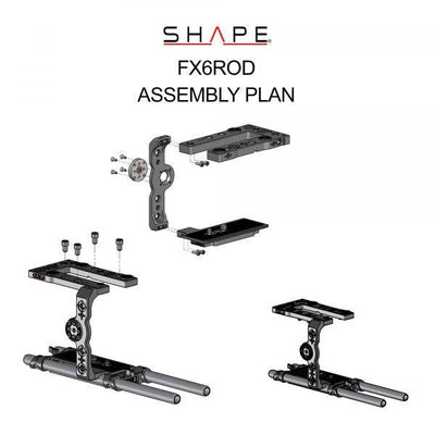 SHAPE Sony FX6 Camera Cage and Rod Bloc System product view 7