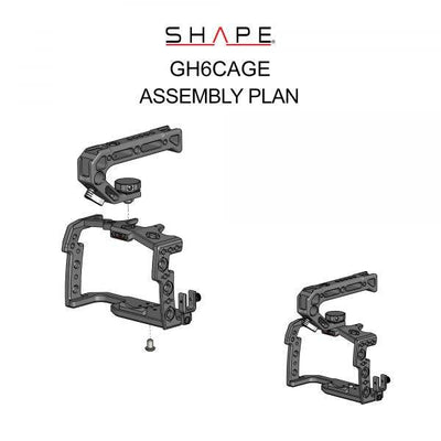 SHAPE Panasonic Lumix GH6 Camera Cage product view 10
