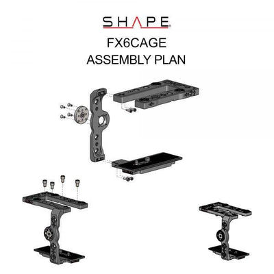 SHAPE Sony FX6 Camera Cage product view 7