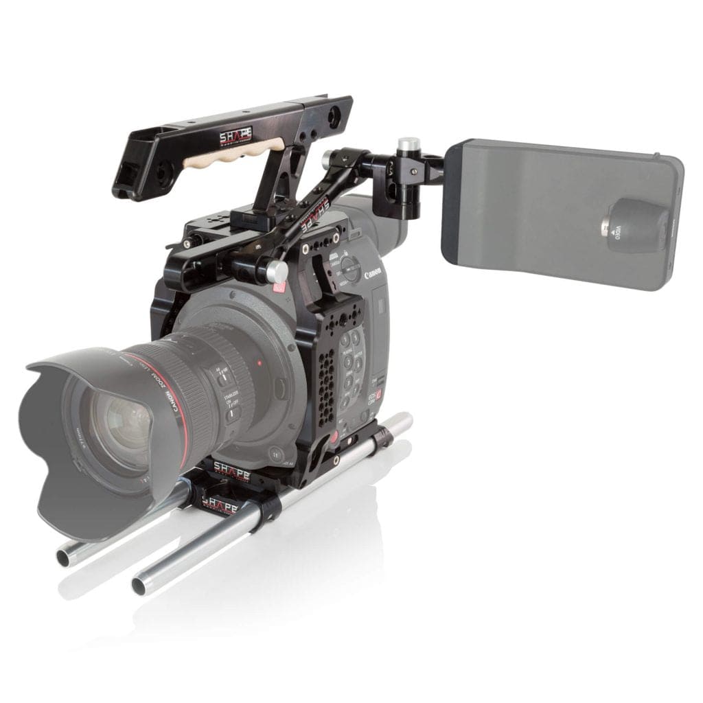 SHAPE Camera Cage, Top Handle, Rod Bloc System and View Finder Mount for Canon C200/C200B product view 3