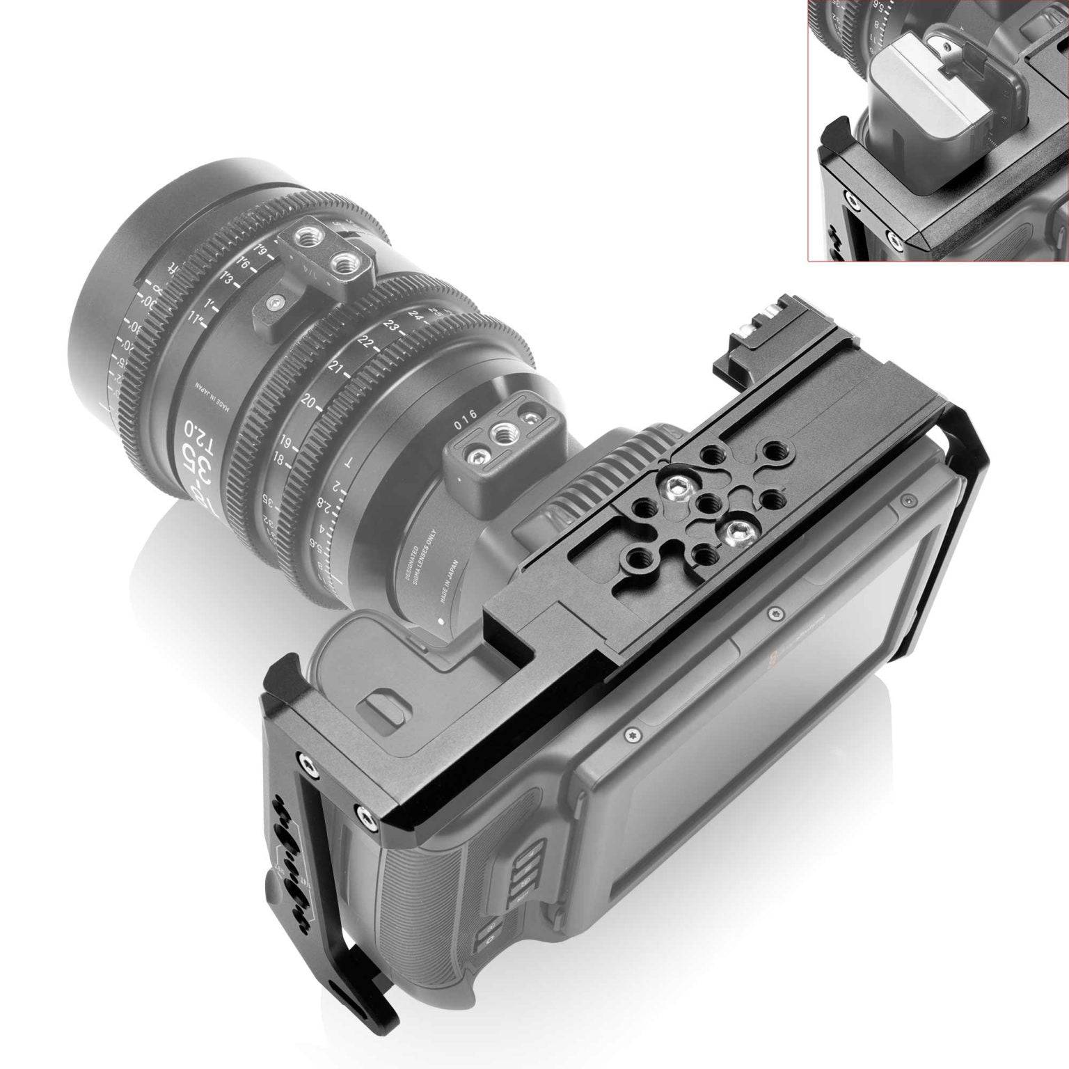 SHAPE Blackmagic Cinema Camera 6K/6K PRO/6K G2 Camera Cage with Top Handle product view 4