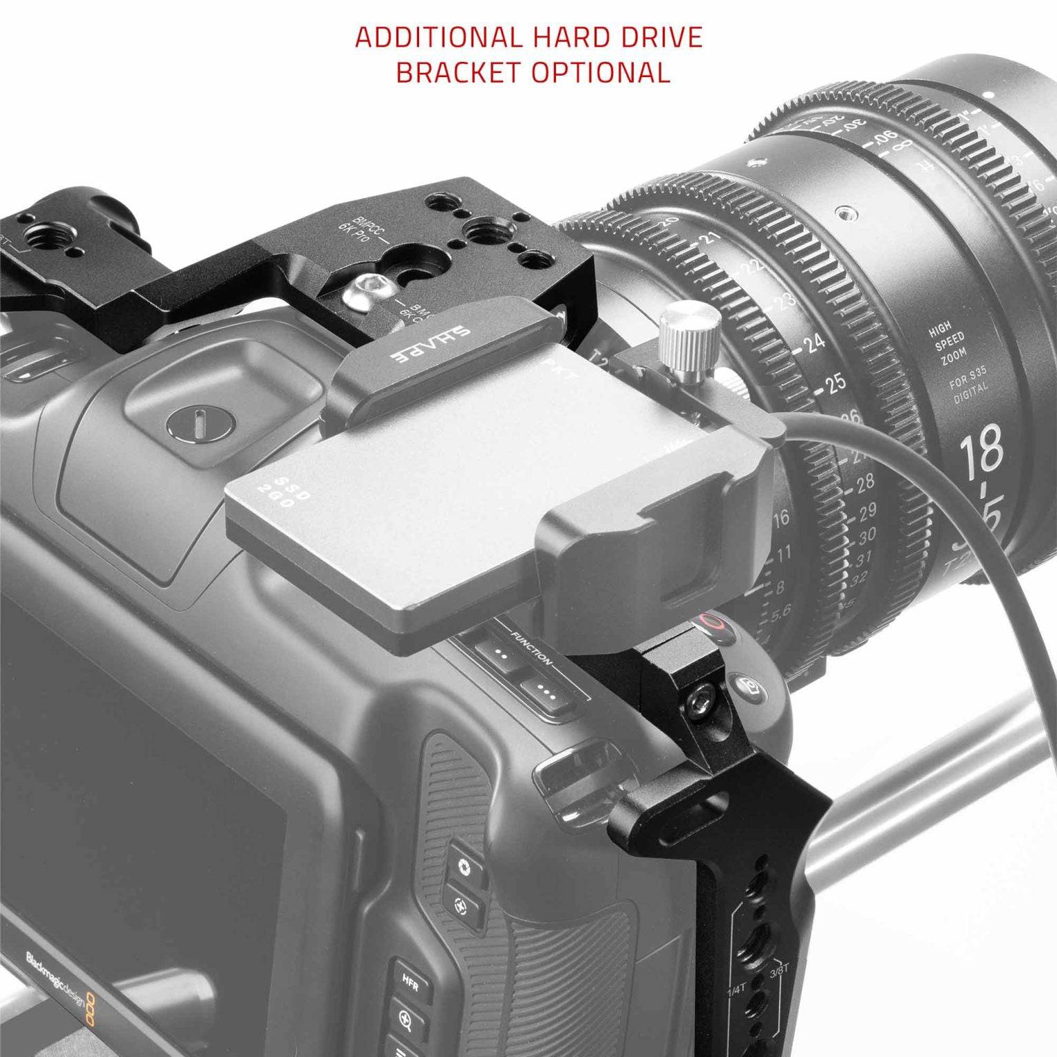 SHAPE Blackmagic Cinema Camera 6K/6K PRO/6K G2 Camera Cage with Top Handle product view 10