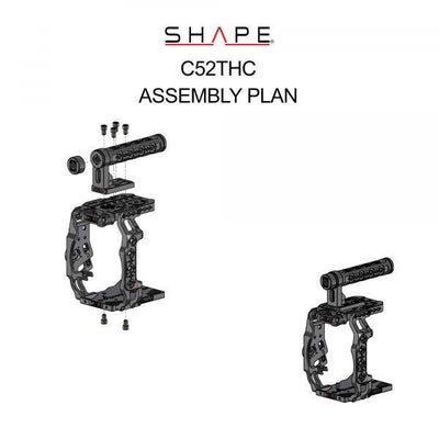 SHAPE Canon C500 MKII/C300 MKIII Camera Cage with Top Handle product view 8