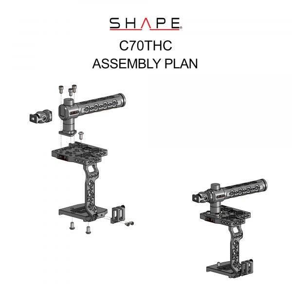 SHAPE Canon C70 Camera Cage with Top Handle product view 10