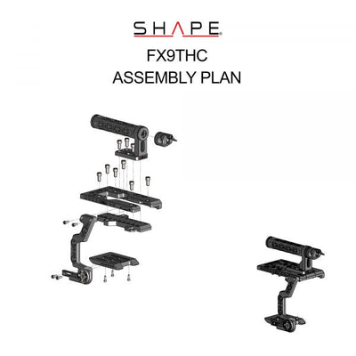 SHAPE Sony FX9 Camera Cage with Top Handle product view 9