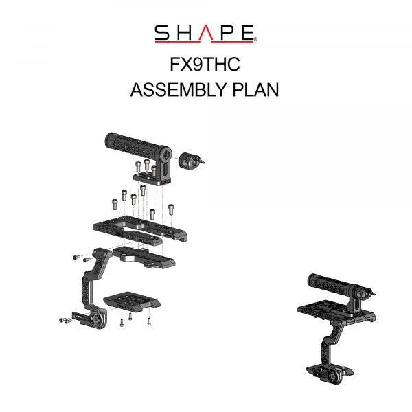 SHAPE Sony FX9 Camera Cage with Top Handle product view 8