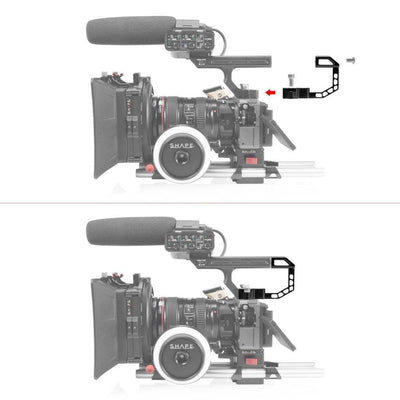 SHAPE Sony FX3/FX30 Handle Extension Rig Noise Cancelling Solution product view 3