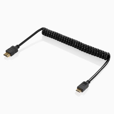 SHAPE HDMI to Mini HDMI Coiled 4K Cable 16 inches