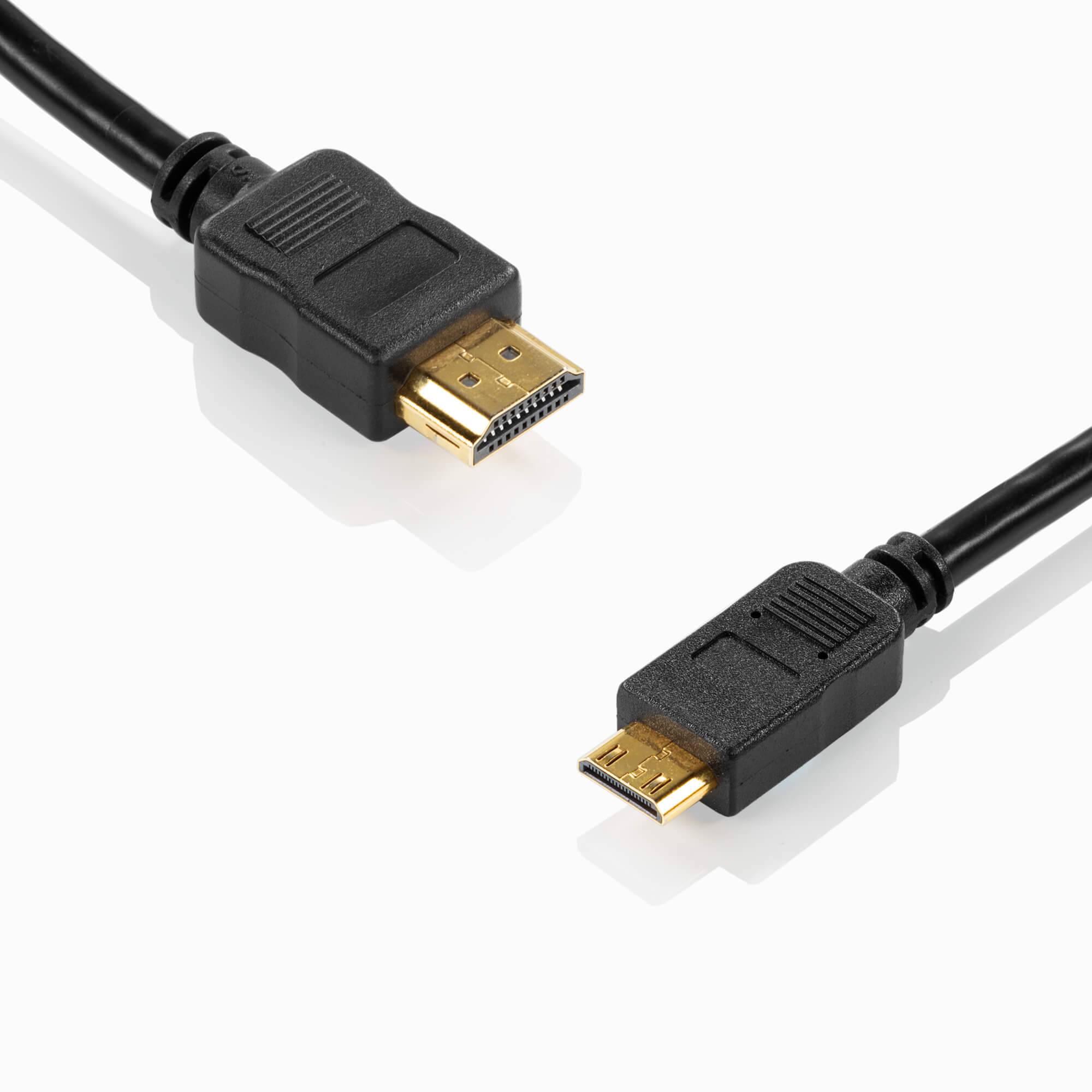 SHAPE HDMI to Mini HDMI Coiled 4K Cable 16 inches product view 2