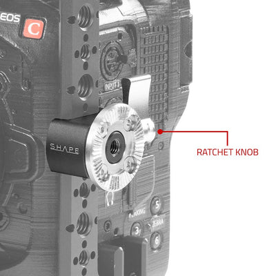 SHAPE NATO Clamp to ARRI Rosette Adapter product view 4