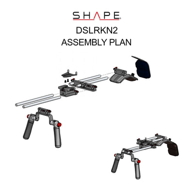 SHAPE Offset Shoulder Mount Rig for DSLR Kirk Neff product view 2