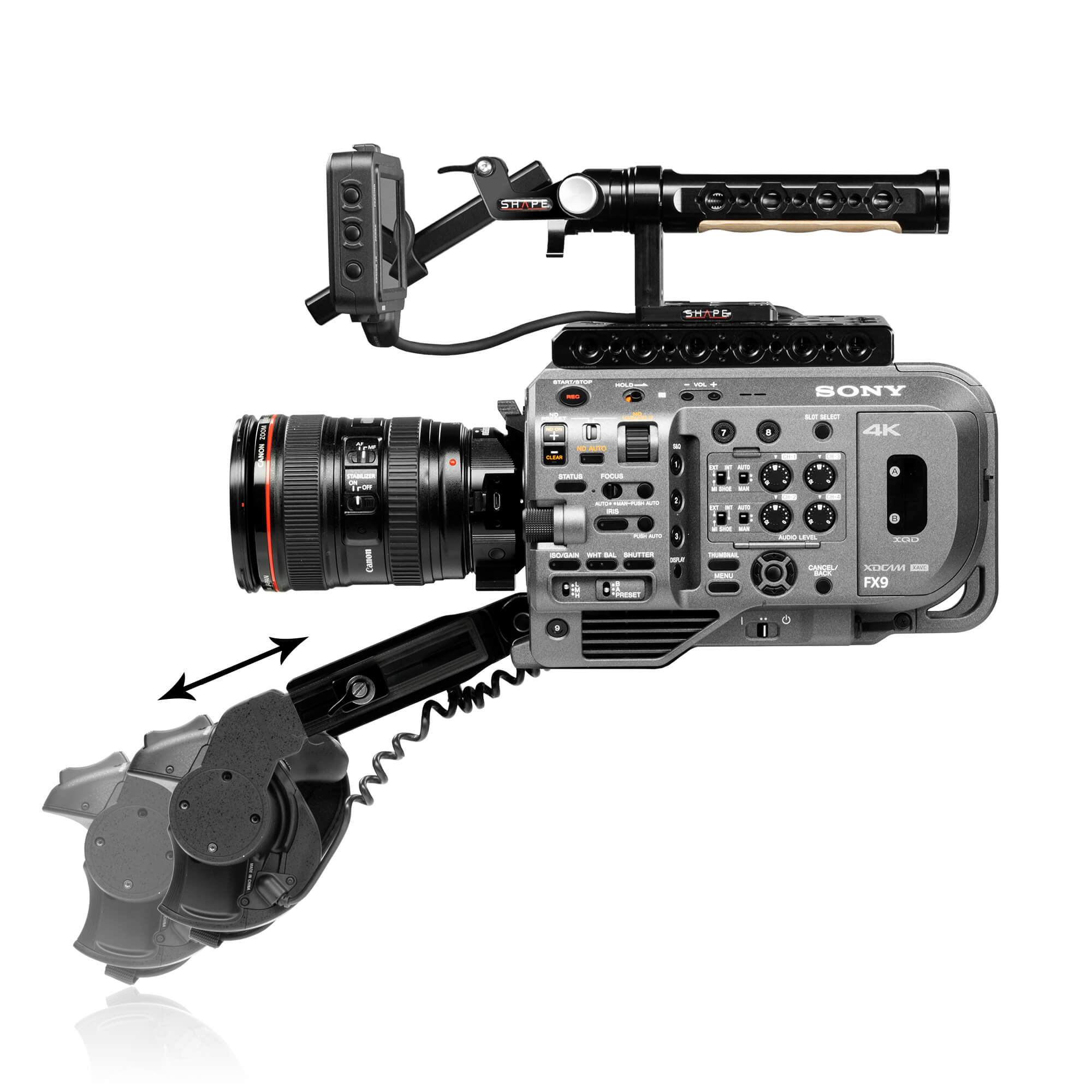 SHAPE Sony FX9 Remote Extension Handle product view 6