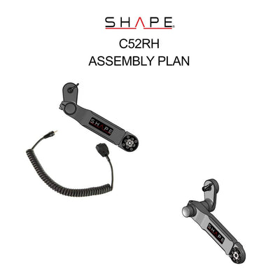 SHAPE Canon C500 MKII/C300 MKIII Remote Extension Handle with Cable product view 7