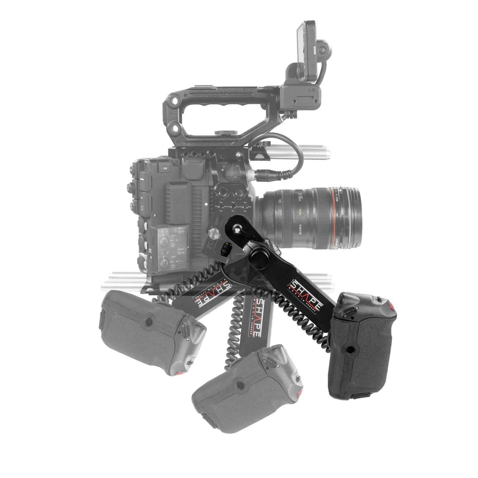 SHAPE Canon C500 MKII/C300 MKIII Remote Extension Handle with Cable product view 4